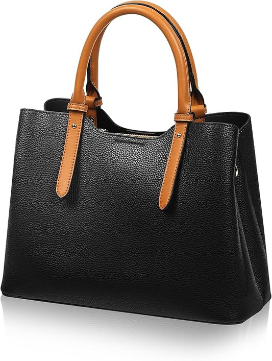 トートバッグ レディース PU バイカラー 2WAY 軽量