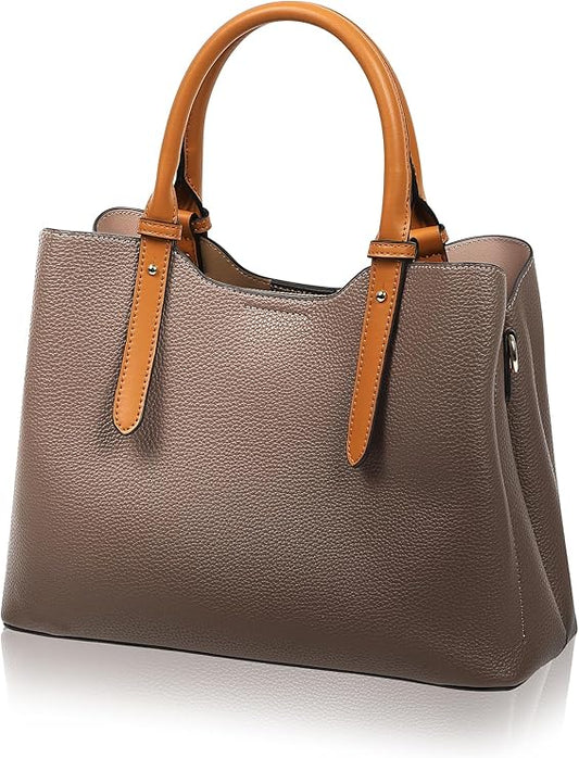 トートバッグ レディース PU バイカラー 2WAY 軽量